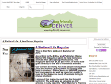 Tablet Screenshot of dog-friendly-denver.com